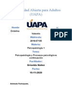 Tarea 5 Psicopactologia