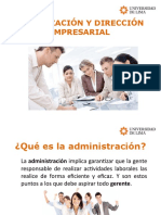 La Administración y La Organización