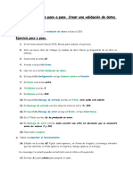 Ejercicio Paso A Paso. Crear Una Validación de Datos