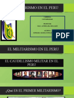 El MILITARISMO EN EL PERU
