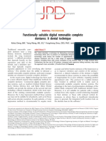 Functionally Suitable Digital Removable Complete Dentures: A Dental Technique