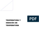 Temperatura y Medicion de Temperatura