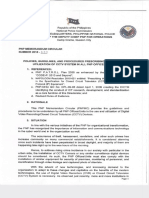 Policies, Guidelines, and Procedures Prescribing The Use and Utilization of CCTV System in All PNP Offices-Units