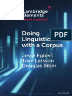 Doing Linguistics With A Corpus