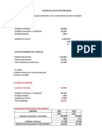 Ejercicio de Costos Por Procesos