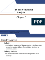 Industry and Competitor Analysis