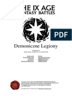 The 9th Age Demoniczne Legiony