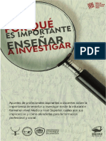 Libro Porque enseñar a Investigar