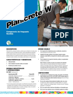 Planicrete W SPN Usa PDF