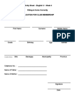 Activity Sheet - English V - WEEK 4