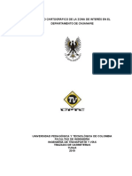 Estudio Cartográfico de La Zona de Interés en El Departamento de Casanare