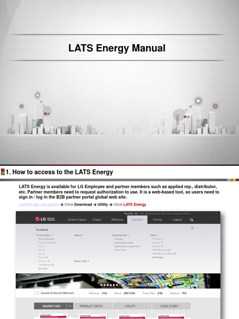 LATS Energy v.2.0 Manual (SI) | PDF | Building Engineering | Energy And  Resource