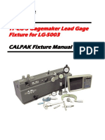 Calibrate Lead Gages with TF-LG-3 Fixture