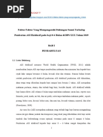 Faktor Faktor Yang Mempengaruhi Dukungan Suami Terhadap Pemberian ASI Eksklusif Pada Bayi 0-6 Bulan Di BPS XXX Tahun 2019