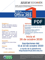 Convocatoria Curso Herramientas de Office 365 Oct2020