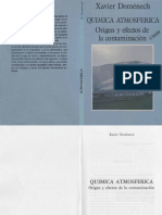 Quimica Atmosferica Origen Y Efectos de PDF