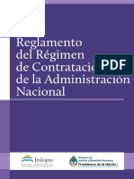 Reglamento Del Regimen de Contrataciones de La Adm Nacional PDF