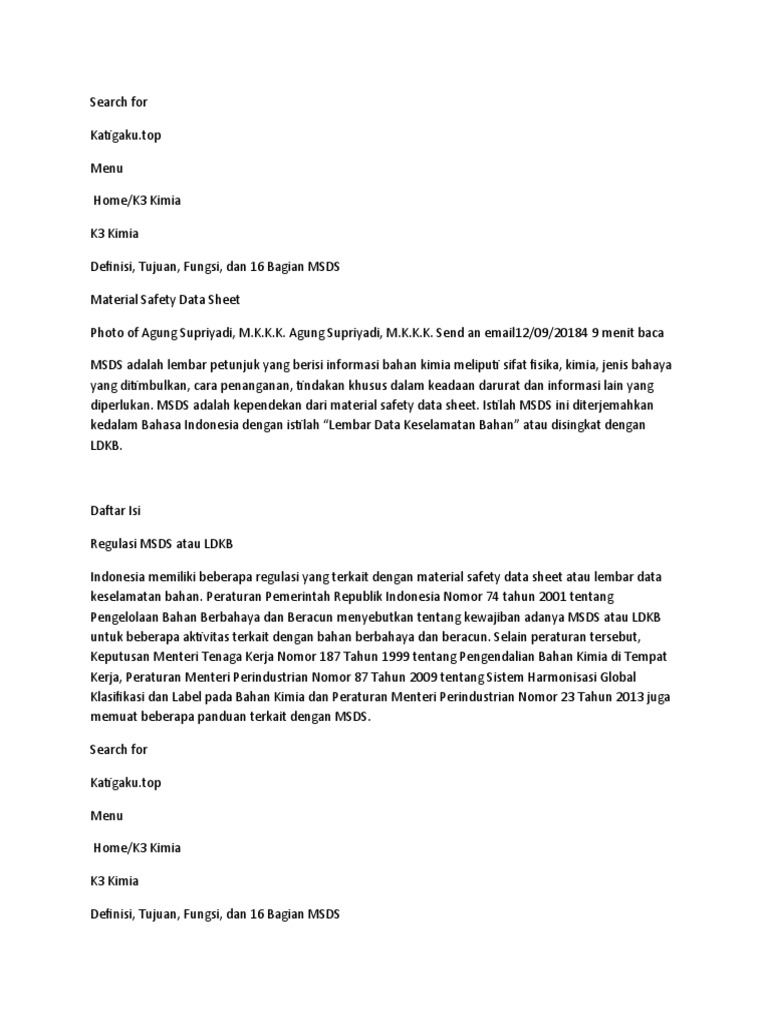 MSDM PDF