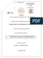 Projet Convoyeur (TP Manutention) PDF