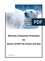 Horton Warranty Component Evaluation For Fan Clutch - Hub Guide