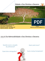 Admissibilidade e Direitos e Deveres PDF