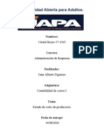 tarea 4 contabilidad costos I