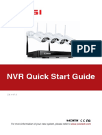 NVR Quick Start Guide: For More Information of Your New System, Please Refer To