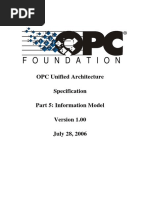 OPC Unified Architecture Specification Part 5 - Information Model Version 1.00