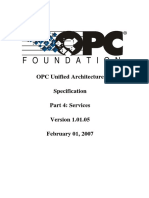 OPC Unified Architecture Specification Part 4 - Services Version 1.01.05