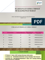 Evaluasi Pelaksanaan Gema Cermat Provinsi Kalbar