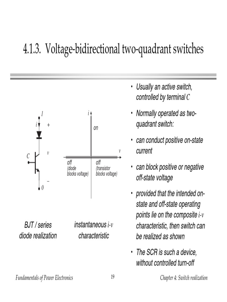 2.1.3 Two and Four Quadrant Switches, Synchronous Rectifiers PDF PDF