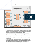 Sed 464 Classroom Layout With Rationale