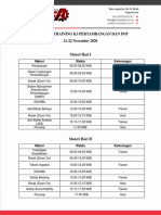 Rundown Training K3 Pertambangan Dan POP November