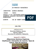 Semana 10 Reacciones Orgánicas PARTE II.