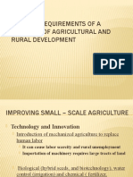 9.6 Core Requirements of A Strategy of Agricultural and Rural Development