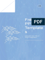 Free PPT Template S: Insert The Sub Title of Your Presentation