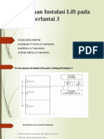 Instalasi Lift 3 Lantai