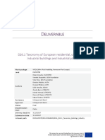 Eliverable: D26.1 Taxonomy of European Residential, Commercial, Industrial Buildings and Industrial Plants