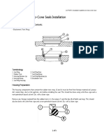 SAP PARTS: Installation Guidelines For Installation Guidelines For Duo-Cone Seals