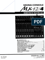 Yamaha mx12-4 SM PDF | PDF