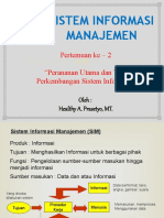 Perananan Utama Dan Tren Perkembangan Sistem Informasi