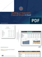 Building A 3 Statement Financial Model: in Excel