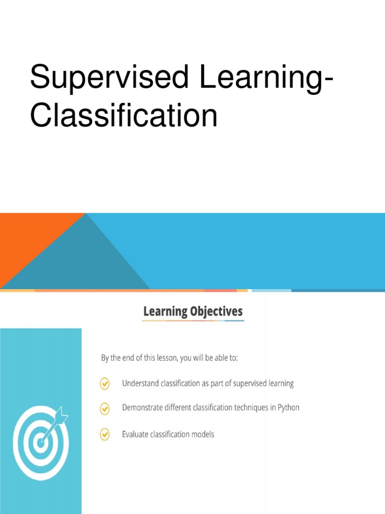 HH Online DMSIIT Supervised Classification PDF | PDF