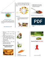 Leaflet Diet HIV AIDS