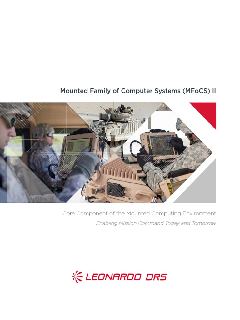 Mounted Family of Computer Systems (Mfocs) Ii PDF Embedded System