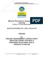 PMC Tender BPPL 220817 E0b6da BPCL Pipeline Tender