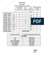 Exam Routine PDF