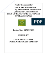 Tender Document For Tanks PDF