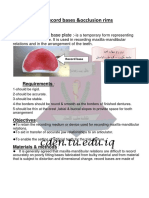 Occlusal Rims Fab