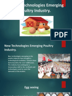 New Technologies Emerging Poultry Industry.